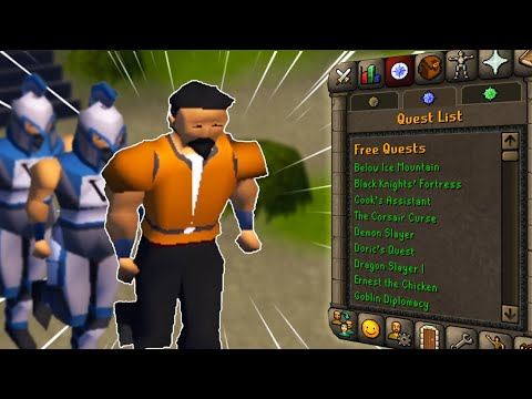 The F2P Quest Cape Speedrun, but on a GIM
