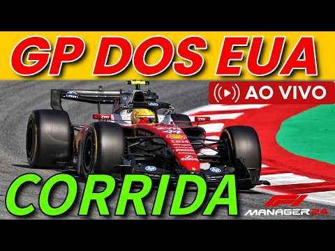 F1 MANAGER CORRIDA AO VIVO GP DOS ESTADOS UNIDOS EM MODO CARREIRA - F1 MANAGER 24 