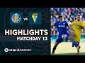 Highlights Getafe CF vs Cádiz CF (0-0)