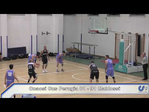 CSI Perugia Pallacanestro Finale Regionale Onaosi Cus Perugia 81-91 Maldossi Integrale Gara 2