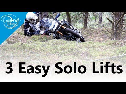 3 easy ways to pick up your motorcycle