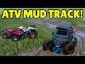 I Built The BIGGEST Mudding Track For ATVs In APM Roblox American Plains Mudding