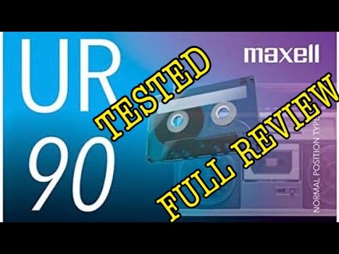 New Cassette Tape review at Last! Maxell UR90 tested on Onkyo K-511THM Cassette Deck