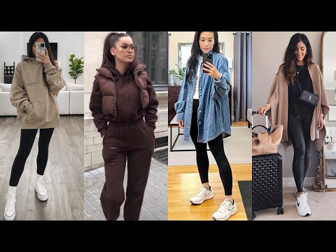 MODA 2024 OUTFITS CÓMO Vestir CON ROPA  BÁSICA Y SENCILLA LOOKS CASUALES PARA MUJER TENDENCIAS 2024