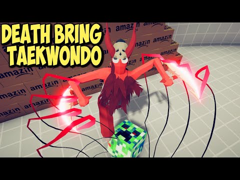 New Fusion! Death Bring Taekwondo vs EVERY FACTION - Totally Accurate Battle Simulator TABS