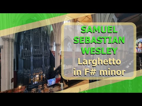 S.S. Wesley - Larghetto in F# minor- Ben Bloor