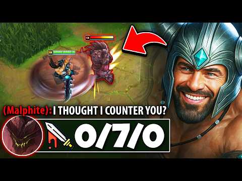 Another day, Another Malphite player who thinks he counters Tryndamere...