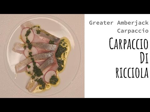 Greater Amberjack Carpaccio
