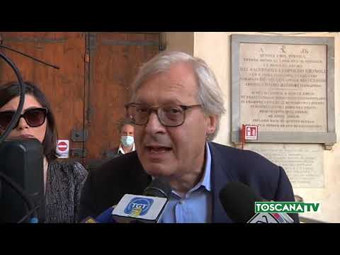 2020-09-19 FIRENZE - CROCIFISSO DI MICHELANGELO E CROCIFISSIONE DI PUGLISI