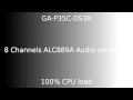 Weird Sound From Gigabyte P35 With Hi CPU Load Mp4