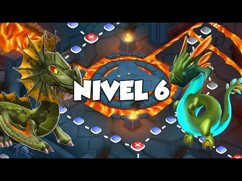 Castle Level 6 (Dilophosaurus and Green Calamity) ⭐Dragon Mania Legends