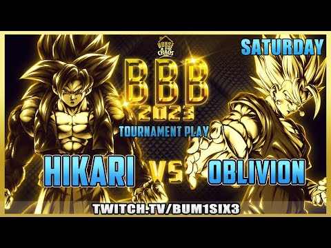 BBB2023 | DBFZ | Oblivion vs Hikari | MANNNN YA GOT TO WATCH THIS SET LMAO
