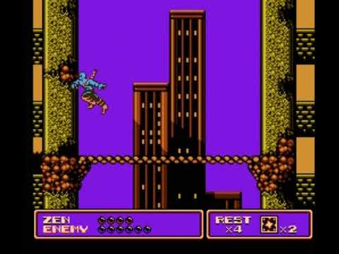 Zen - Intergalactic Ninja [NES] (Hard Difficulty) - Real-Time Playthrough
