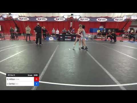 44 Kg Rr Rnd 3 - Cooper Hilton, Tennessee Vs Isaiah Cortez, California