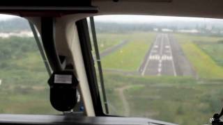 preview picture of video 'Pilatus PC-12 aircraft Landing in Astoria, Oregon'