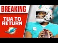 Tua Tagovailoa to RETURN next week vs Steelers | CBS Sports HQ