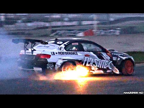 750HP Supercharged BMW M3 E92 Drifting & Spitting Flames!