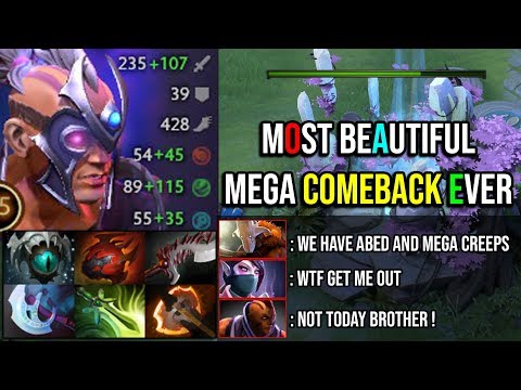 World Most Beautiful Comeback Ever | 6Slots Anti-Mage Vs Abed Templar Unbelievable Comeback Dota 2