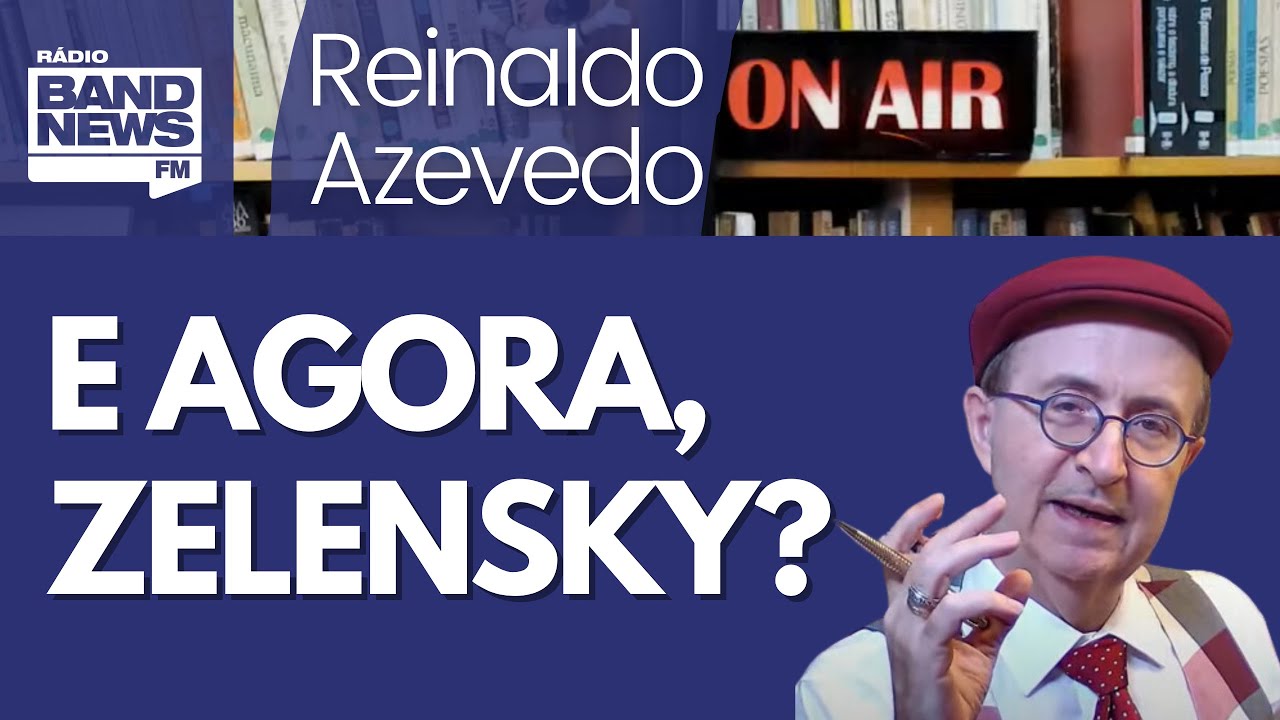 Reinaldo – Zelensky atacou Lula porque este queria conversa Ucrânia-Rússia; com Trump, é sem Ucrânia