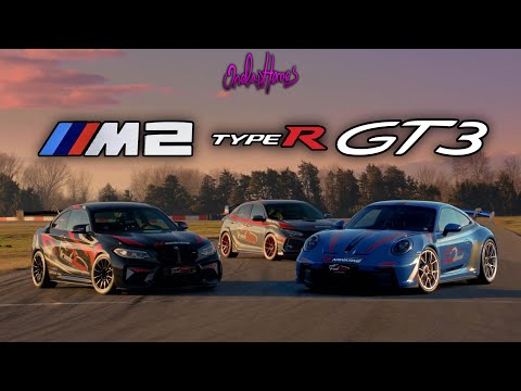 BMW M2 v Civic Type R v 911 GT3 - Track Battle ft. NEW Nankang CR-S