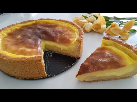 افضل تارت الكاسترد👌مثل الذهب !تذوب في فمك