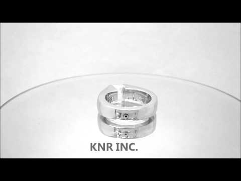 PRINCESS CUT DIAMOND ENGAGEMENT RING TENSION 1.00CT - KNR INC - 780