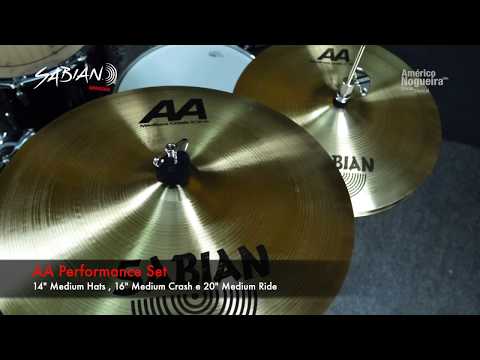 Демонстрация звучания комплекта тарелок Sabian AA Performance Set