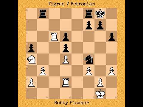 Bobby Fischer vs Tigran V Petrosian | Candidates Final, 1971 #chess
