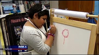 Dallas girl battling cancer granted wish of becoming teacher