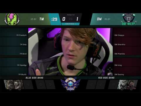 Dire Wolves vs. Tainted Minds - Game 2 Week 8 Day 1