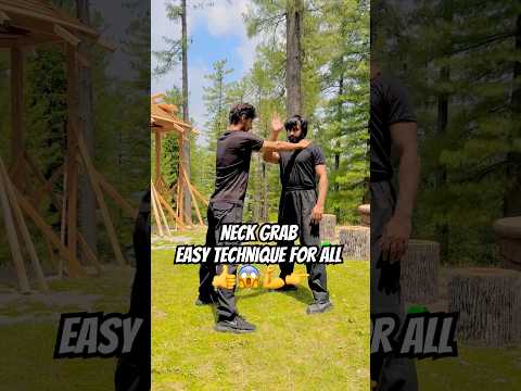How to Defend against NECK GRAB #survival  #selfdefense #kravmaga #uk #taekwando #usa #fighting
