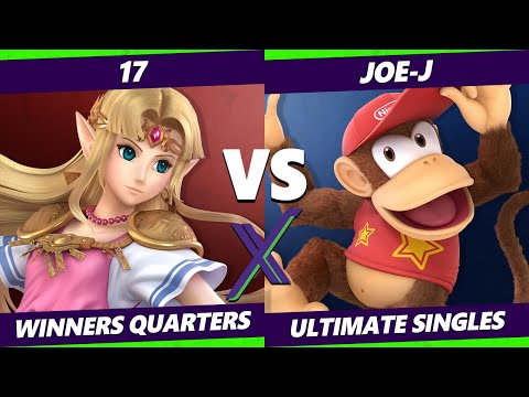S@X 353 Onine Winners Quarters - 17 (Zelda) Vs. Joe-J (Diddy Kong) Smash Ultimate - SSBU