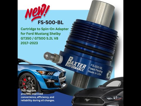 Ford Mustang Shelby GT350 GT500 Baxter adapter 210 Performance
