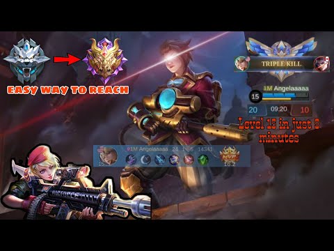 How to farm faster in mobile legends using kimmy | LV.15 in just 9 minutes + 23 Kills.