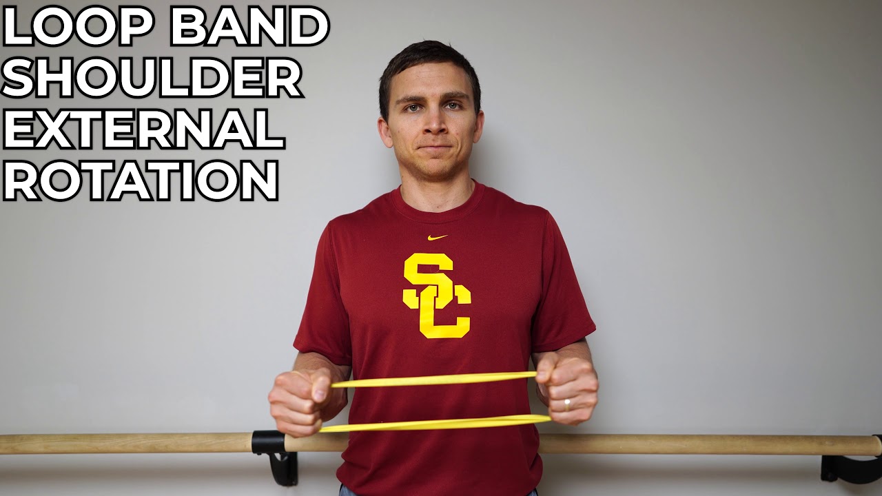 Loop Band Shoulder External Rotation - YouTube