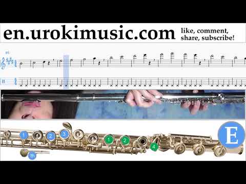 Flute lessons Silvestre Dangond Nicky Jam - Cásate Conmigo Sheet Music Tutorial Part#1 um-i352