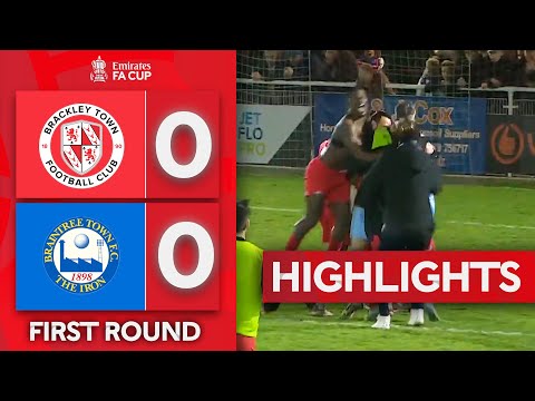 Brackley Town Win Pen Shoot-out | Brackley Town 0-0 (5-4 Pens) Braintree Town Emirates FA Cup 24-25