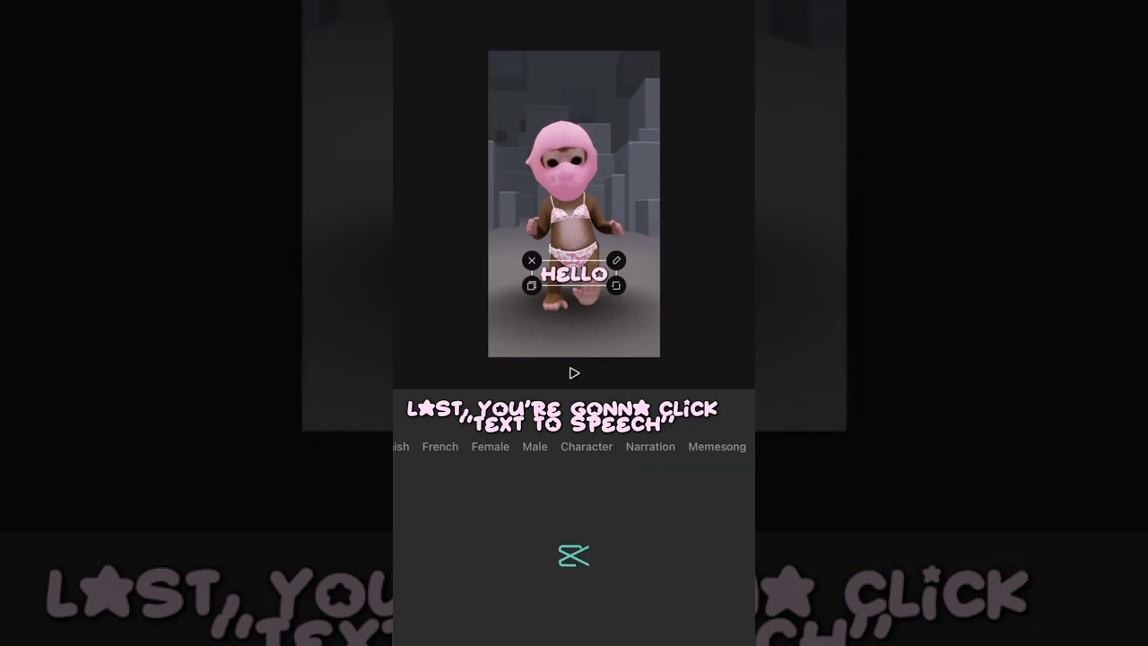 How to get the AI voices on CapCut! 🧸✨ #shorts #tutorial #roblox #fyp #viralvideo #trending