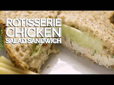 Healthier Rotisserie Chicken Salad Sandwich Recipe