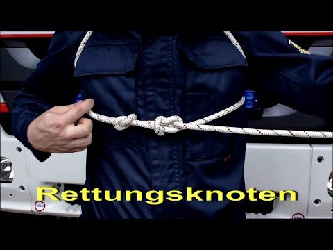 Knoten und Stiche der Feuerwehr: Der Rettungsknoten