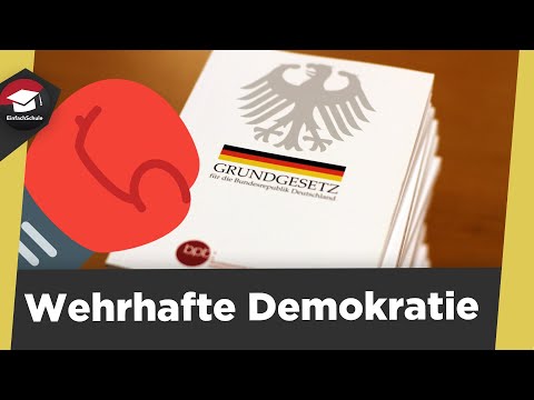 Defensive democracy simply explained - Basic Law, instruments and problems - Summary!