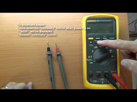 Fluke 87 V / Fluke 87-5 / 28-II Power on options / features (Not obviously visible features)