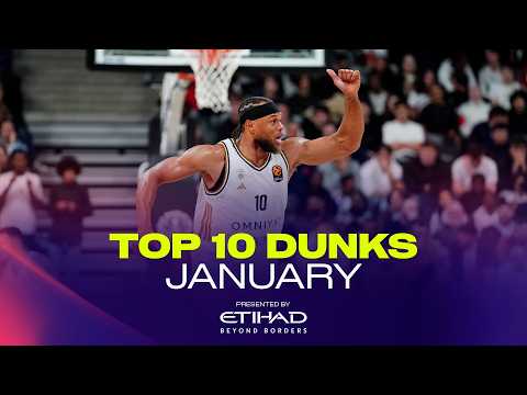Top 10 Dunks | THE WHOLE RIM WAS SHAKING | JANUARY | EuroLeague Basketball 2025-26