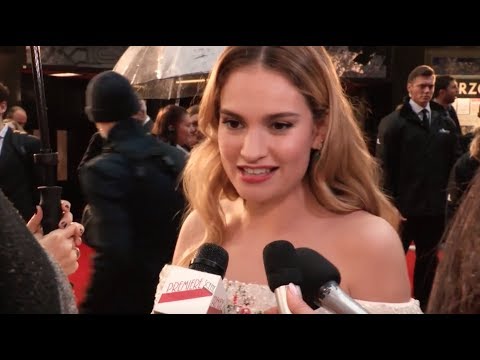 World Premiere: Lily James | The Guernsey Literary and Potato Peel Pie Society