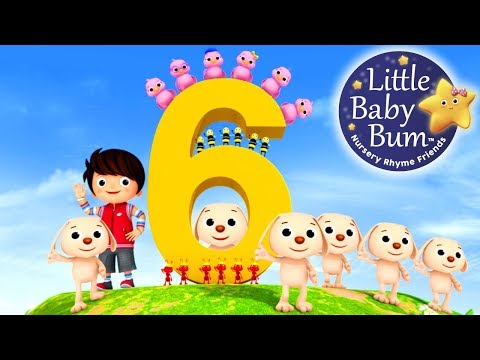 Number 6 Song | Nursery Rhymes for Babies by LittleBabyBum - ABCs and 123s