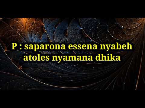 Saparonah nyabeh | karaoke duet lebur