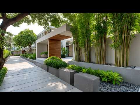 Modern Minimalist Landscaping Ideas for Sleek Exteriors | Contemporary Outdoor Design 2025
