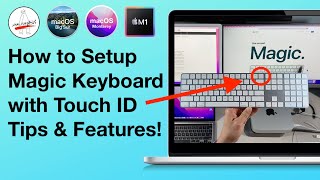 How to Setup NEW Magic Keyboard with Touch ID - Tips & Features!