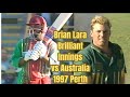 Brian Lara Brilliant Innings 90 Runs Australia Vs West Indies 1997 ODI Perth Highlights