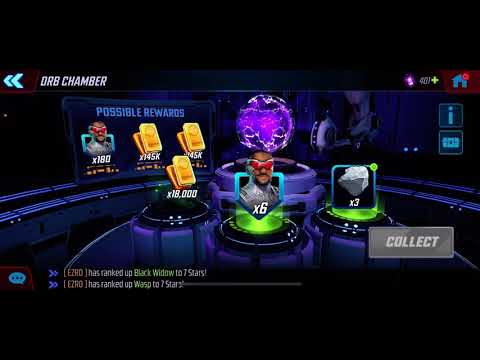 Captain America Sam Wilson orb opening  marvel strike force.